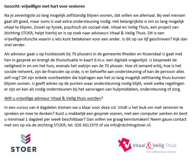Vrijwilliger VVT